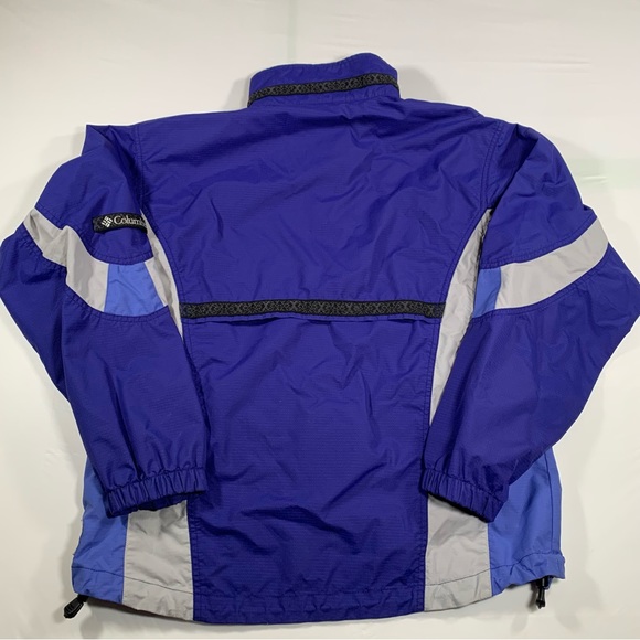 Columbia Women's Vintage Windbreaker Jacket. Size M. Blue - Picture 11 of 15